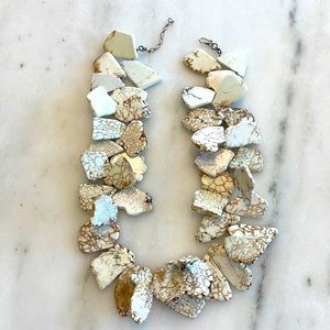 Stunning stone one of a kind necklace